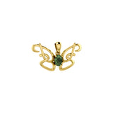 Peter Stone Identity Butterfly Solid Gold Pendant with Gemstone GPD6428
