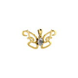 Peter Stone Identity Butterfly Solid Gold Pendant with Gemstone GPD6428