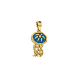 Jellyfish Solid Gold Pendant GPD6436