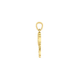 Jellyfish Solid Gold Pendant GPD6436