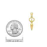 Embrace the Divine Feminine: Nile River Goddess Solid Gold Pendant - GPD982 | Awaken the Power of the Sacred Feminine - Jewelry