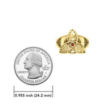 Mickie Mueller Oak Ash Thorn Solid Gold Ring GRI1018