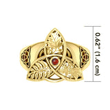 Mickie Mueller Oak Ash Thorn Solid Gold Ring GRI1018