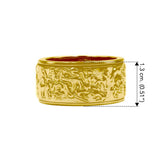 The Steve Miller Cernunnos Solid Yellow Gold Spinner Ring GRI2387