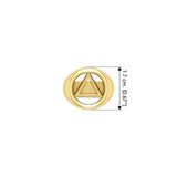 Recovery Solid Yellow Gold Ring GRI2395