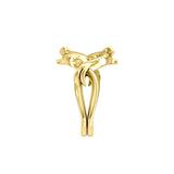 Marine Harmony Solid Yellow Gold Whale Sharks Puzzle Ring by Peter Stone GRI2471 - Jewelry