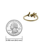 Whale Shark Solid Gold Wrap Ring