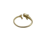 Whale Shark Solid Gold Wrap Ring