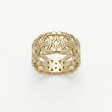 Viking Borre Knot Solid Gold Ring Fine Viking Inspired Jewelry With Bold Clean Lines And Distinctive Design