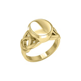 Danu Solid Gold Celtic Knotwork Ring GRI601