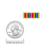 Rainbow Color Inlay Solid Gold Ring GSM015 - Jewelry