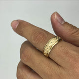 Celtic Knotwork 14K Yellow Gold Spinner Ring GTR1757 - Jewelry