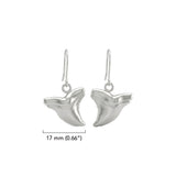 Shark Tooth Sterling Silver Earrings JE100