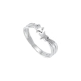 Shooting Stars Sterling Silver Ring JR102 by JR102
