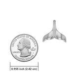 Whales tail Sterling Silver Pendant Chain and Earrings Box Set SET038