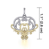 Tree of Life Silver and Gold Pendant MPD1096