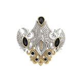 The Majestic Beauty of Calla Lilly Silver and 14K Gold Accent Pendant MPD3391 by MPD3391