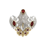 The Majestic Beauty of Calla Lilly Silver and 14K Gold Accent Pendant MPD3391 by MPD3391
