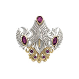 The Majestic Beauty of Calla Lilly Silver and 14K Gold Accent Pendant MPD3391 by MPD3391