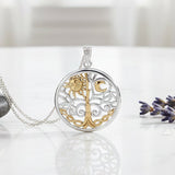 The Tree of Life in its Never-ending journey Sterling Silver with 14K Gold Accent Pendant MPD3543* by MPD3543