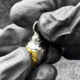 Archangel Uriel Silver and Gold Vial Pendant MPD4068