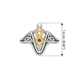 Infinity Angel Trinity Knot Ring MRI1256 - Jewelry