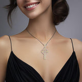 Celtic Knotwork Cross Three Tone Pendant OTP037 - Jewelry