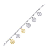 Archangel Seal of Solomon Sterling Silver Charm Bracelet TBL427