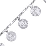 Archangel Seal of Solomon Sterling Silver Charm Bracelet TBL427