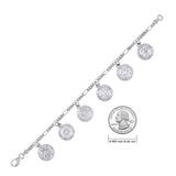 Archangel Seal of Solomon Sterling Silver Charm Bracelet TBL427