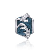 Be fierce and intense ~ Sterling Silver Jewelry Hammerhead Shark Bead with Enamel TBD343 - Jewelry