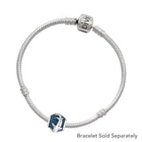 Be fierce and intense ~ Sterling Silver Jewelry Hammerhead Shark Bead with Enamel TBD343 - Jewelry