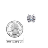 Octopus Silver Bead with Turquoise Eyes TBD376 - Jewelry