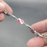 Flag and Dive Equipment Sterling Silver Bracelet TBG423