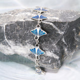 Manta Ray with Inlaid Silver Bracelet TBG545-DD - Jewelry