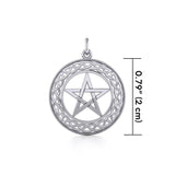 Celtic & Five-Pointed Star Sterling Silver Charm TC122