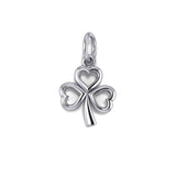 Shamrock Silver Charm TC172