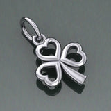 Shamrock Silver Charm TC172