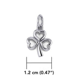 Shamrock Silver Charm TC172