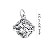 Celtic Knot Cross Charm TCM106