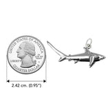 Thresher Shark Sterling Silver Charm TCM716