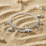 Thresher Shark Sterling Silver Charm TCM716