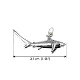 Thresher Shark Sterling Silver Charm TCM716