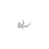 Hammerhead Shark with Gemstone Sterling Silver Charm TCM721 by TCM721