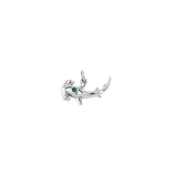 Hammerhead Shark with Gemstone Sterling Silver Charm TCM721 by TCM721