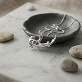 Hammerhead Shark with Gemstone Sterling Silver Charm TCM721 by TCM721