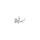 Hammerhead Shark with Gemstone Sterling Silver Charm TCM721 by TCM721