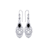 Celtic Knotwork Sterling Silver Earrings TE113 by TE113
