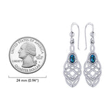 Celtic Knotwork Sterling Silver Earrings TE113 by TE113