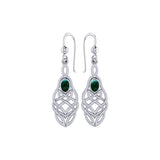 Celtic Knotwork Sterling Silver Earrings TE113 by TE113